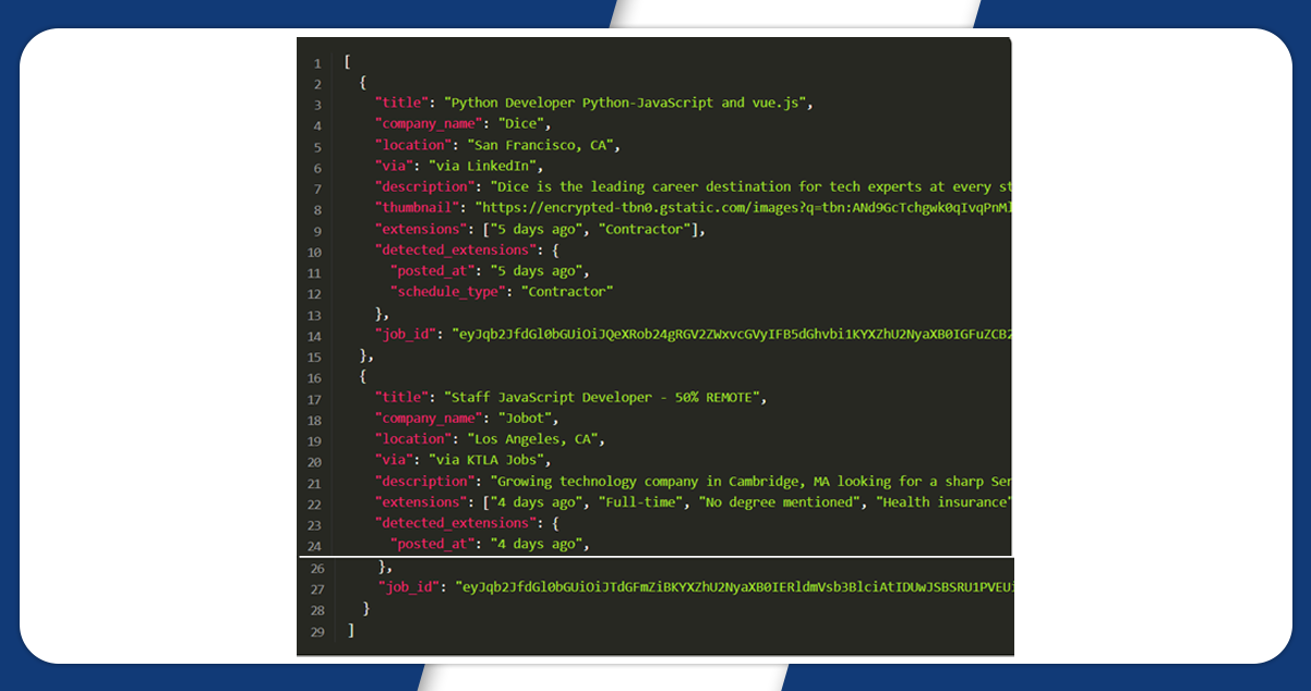 How to Perform Web Scraping of Google Jobs Organic Results with Nodejs?