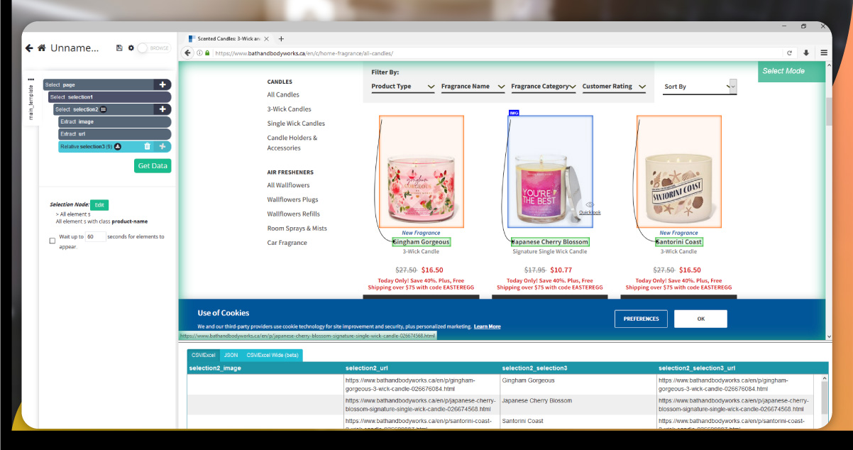 How to Scrape Bath and Body Works Without Coding?