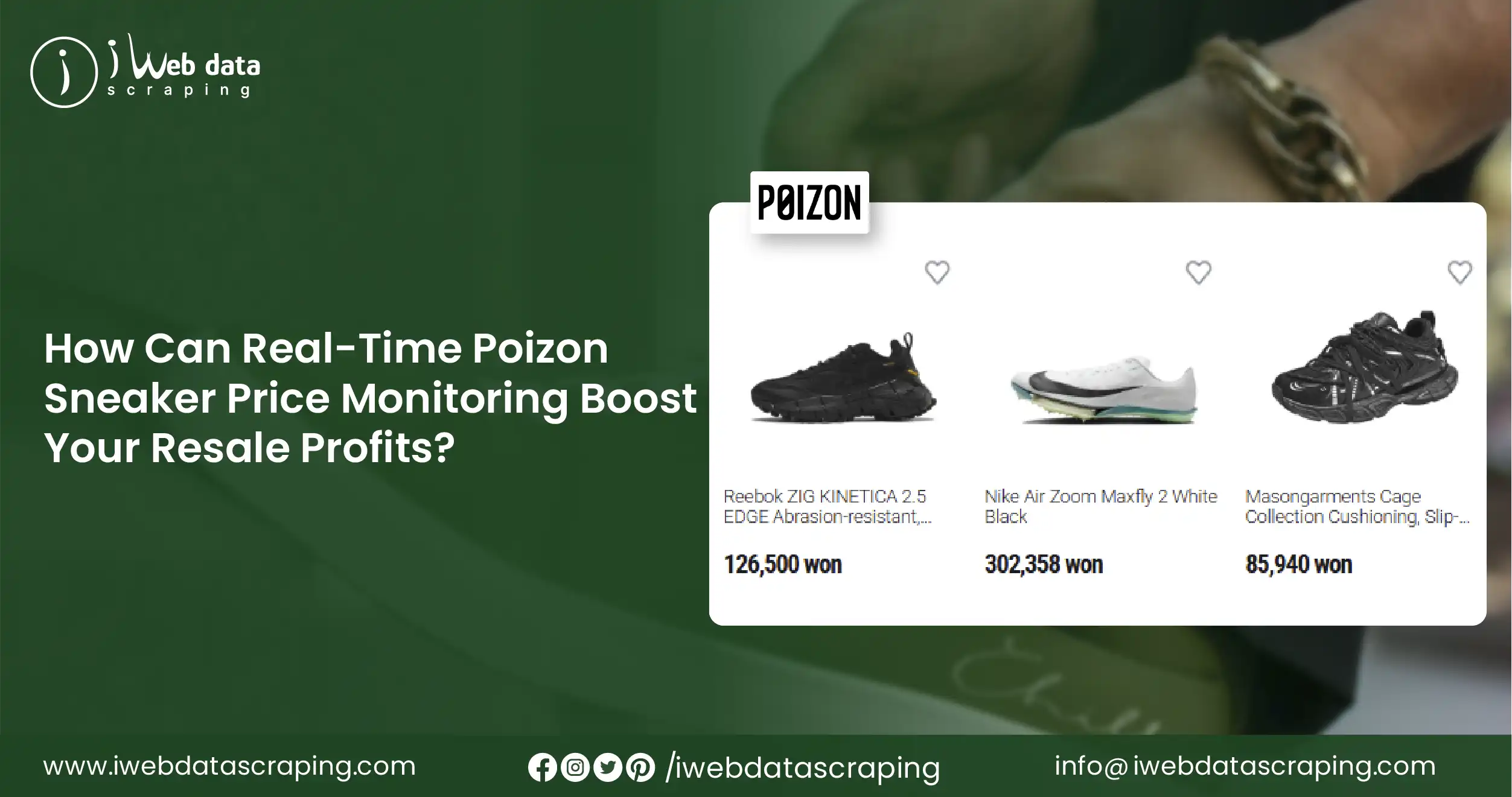 Real Time Poizon Sneaker Price Monitoring For Resale Profits