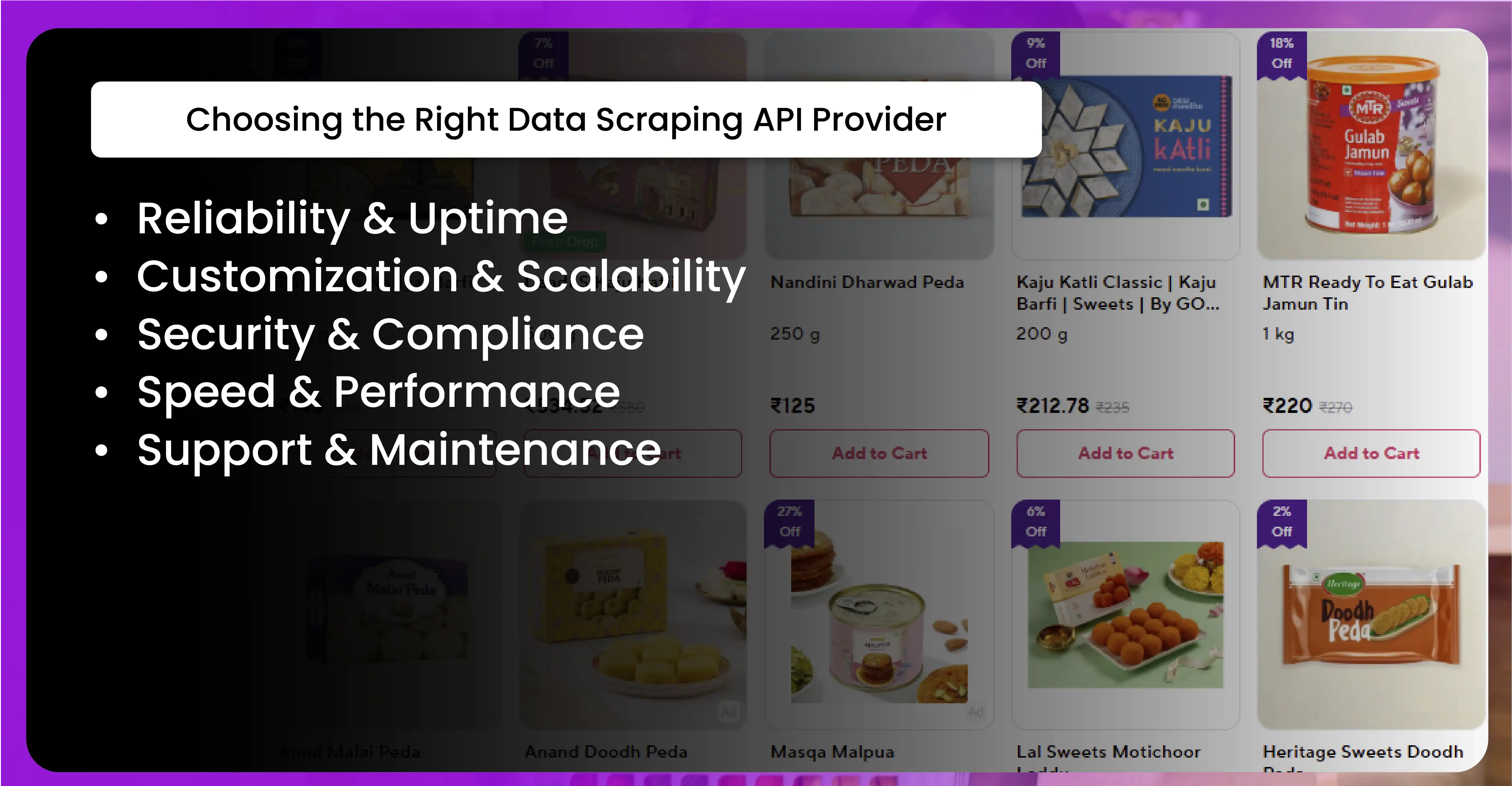Choosing the Right Data Scraping API Provider Choosing the Right Data Scraping API Provider