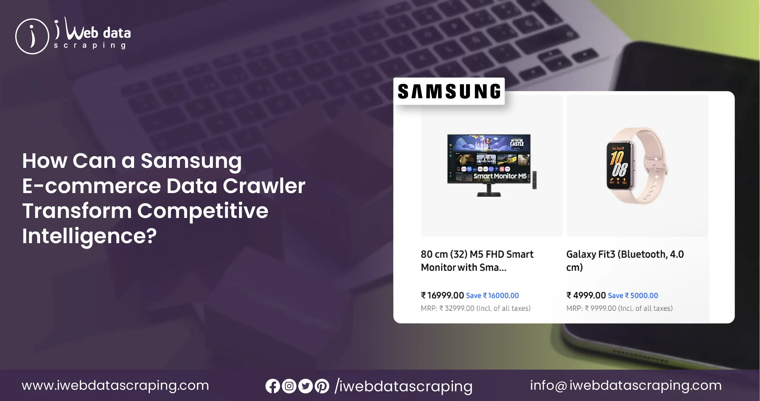 Samsung E Commerce Data Crawler For Competitive Intelligence