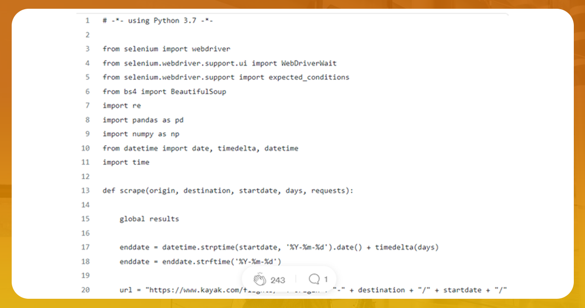 Importance of Web Scraping Flight Prices from Kayak: Steps Involved