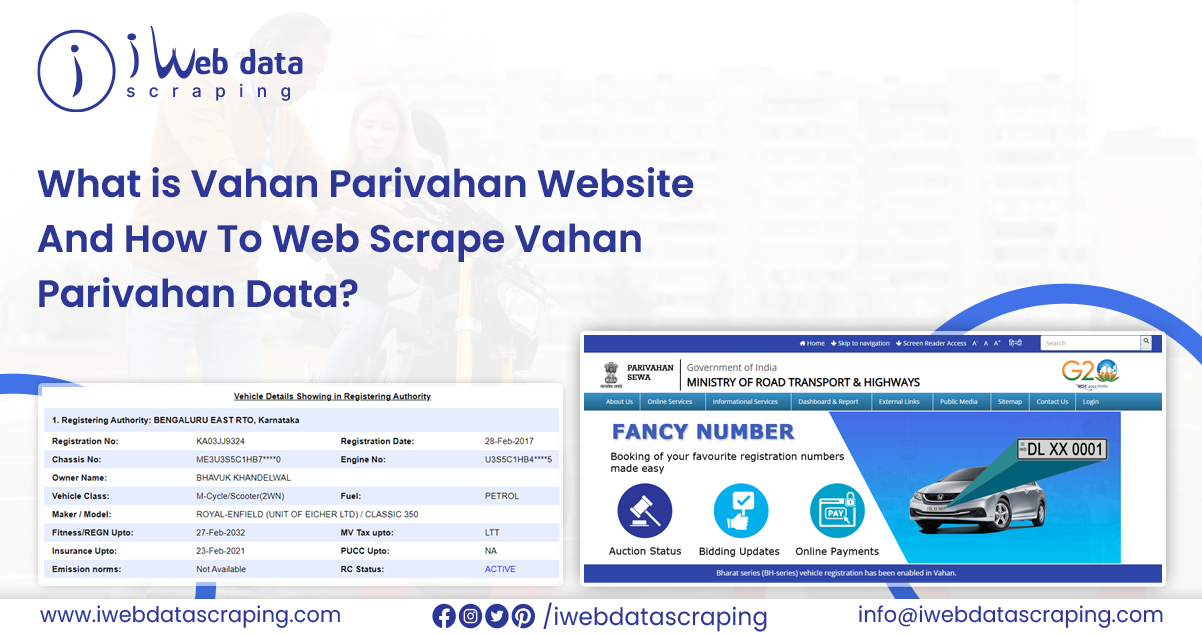 What is Vahan Parivahan Website and How to Web Scrape Vahan Parivahan Data?